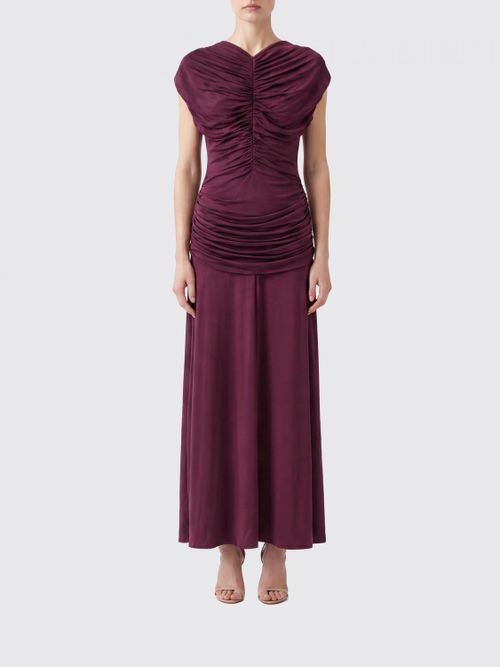 Skirt Woman color Burgundy