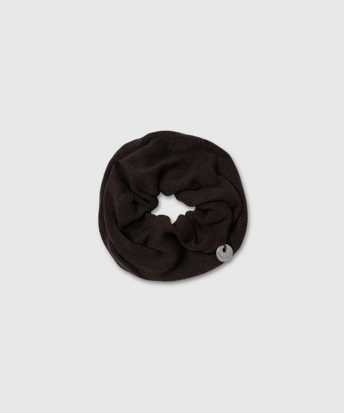 CHARMING SCRUNCHIE_BROWN 