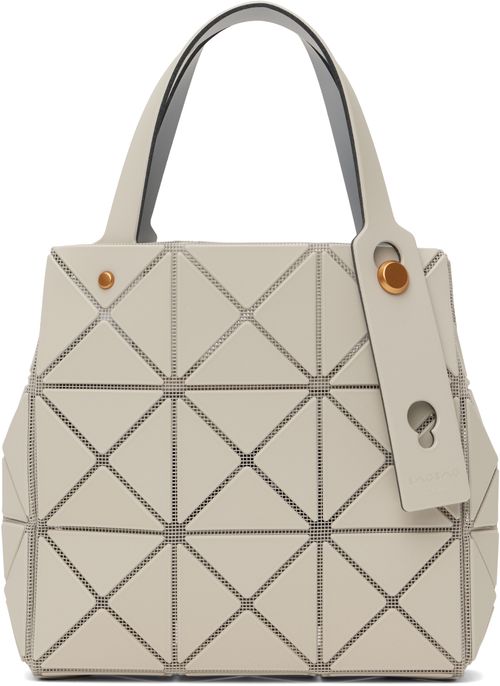BAO BAO ISSEY MIYAKE Beige Carat Small Tote