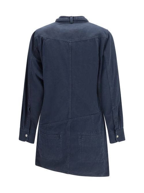 Nouria Shirt Dress — Black