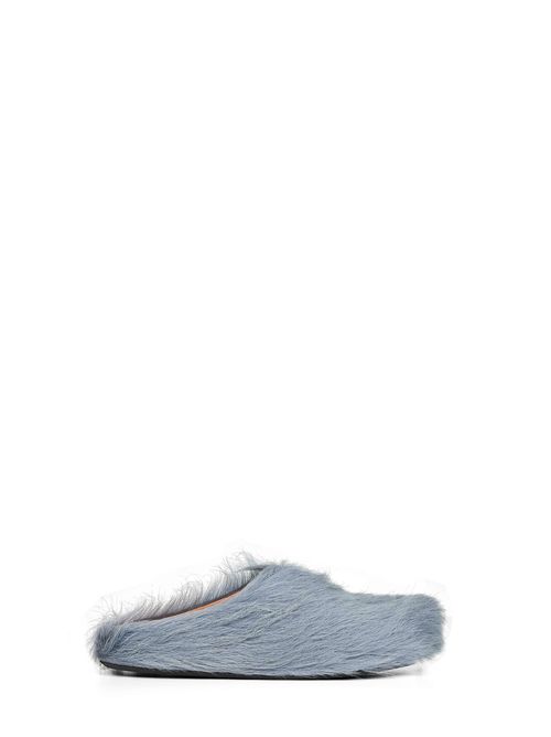 | Aquamarine long hair calfskin Fussbett sabot | Man | 43