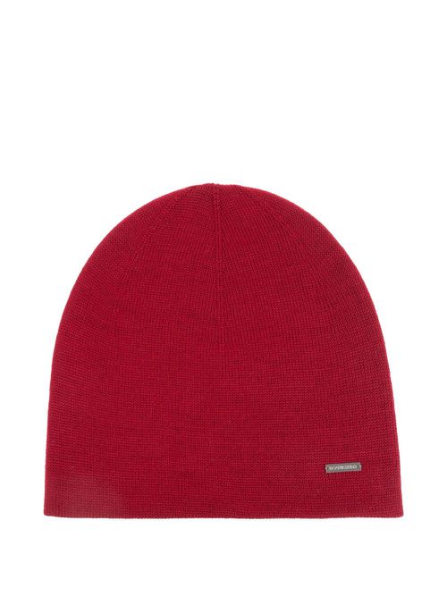Logo-patch beanie hat