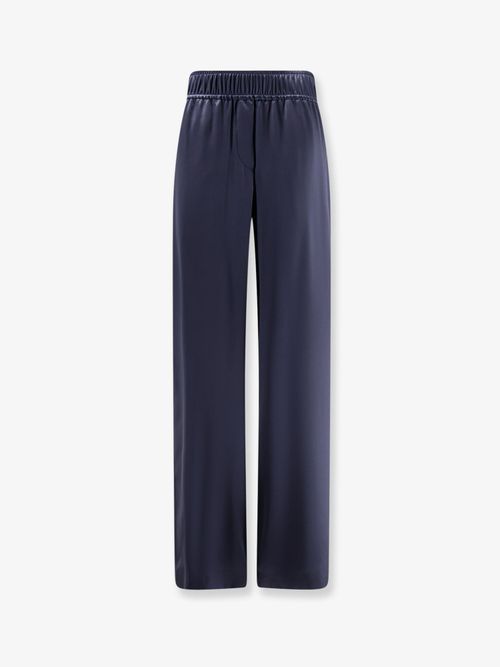 Silk Trousers — Blue