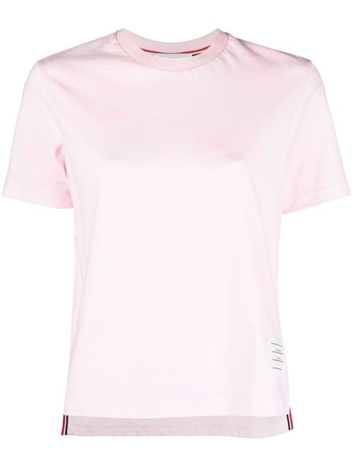 Anchor-print T-shirt - Pink