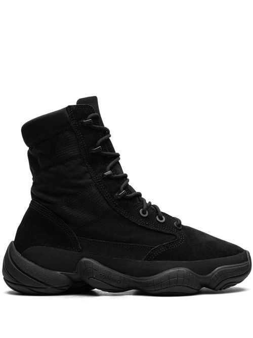 YEEZY 500 High "Triple Black" Tactical boots