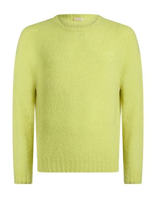 Man Sweater Lime green Size XL Merino Wool, Recycled cashmere, Polyamide