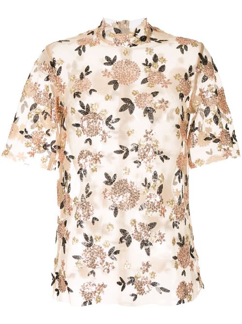 Sheer shell top - Neutrals