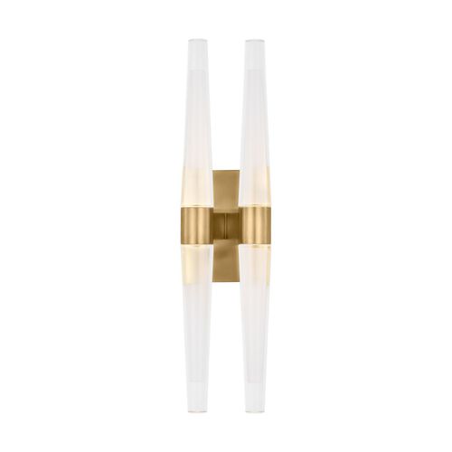 Natural Brass LED Wall Sconce from the Lassell Collection