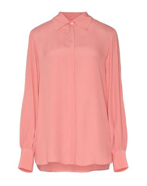 Woman Shirt Pink Size 2 Acetate, Silk