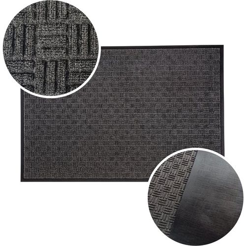 Premium Indoor / Outdoor Entrance Mat - 90 x 150cm. Charcoal