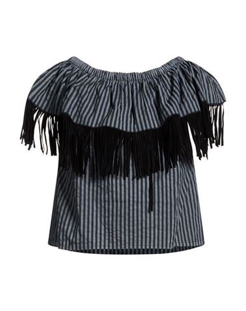 Le Volière Woman Top Charcoal Size M/L Cotton