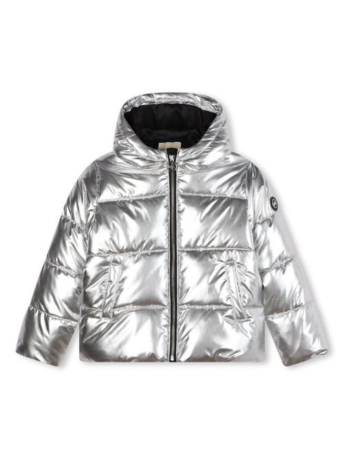 Metallic puffer jacket - Silver