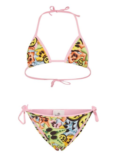 Graphic triangle bikini - Pink