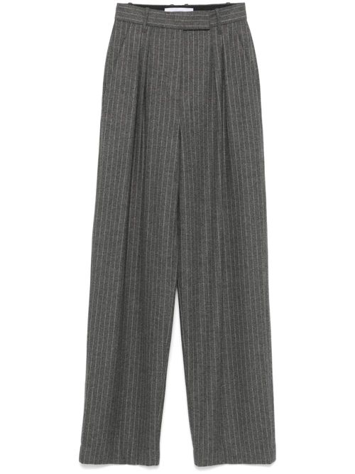 Pinstriped tailored trousers - Grey