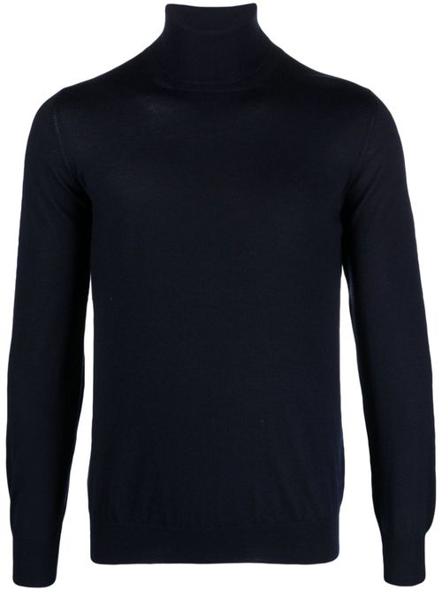 Fine-knit cashmere jumper - Blue