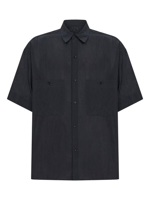 Viscose Shirt — Navy