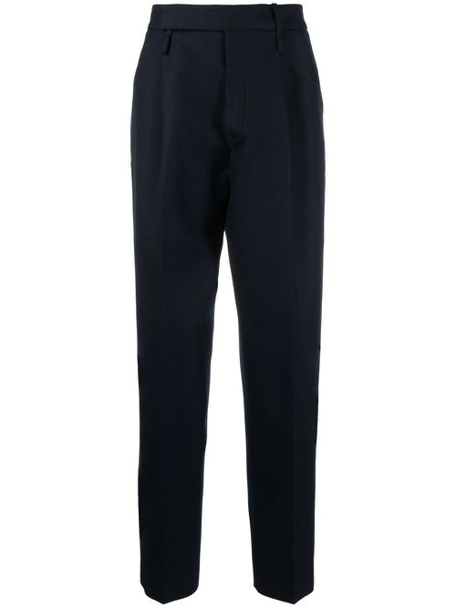 Light cashmere tailored trousers - Blue