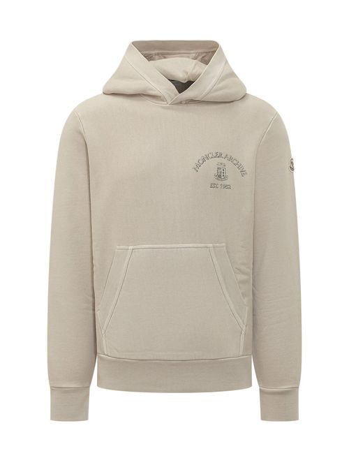 Brown Logo Hood Sweatshirt