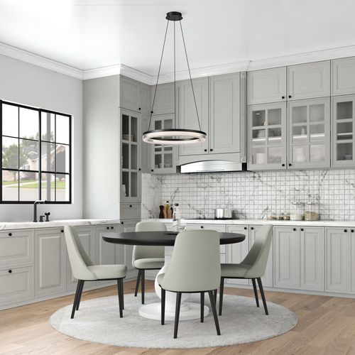 Black LED Pendant from the Ari Collection
