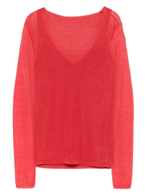 Paloma Wool fine-knit top - Red