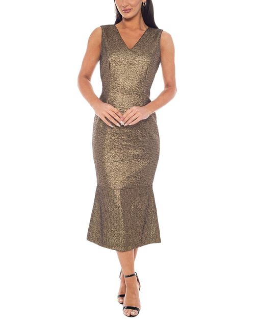 Brocade Midi Dress