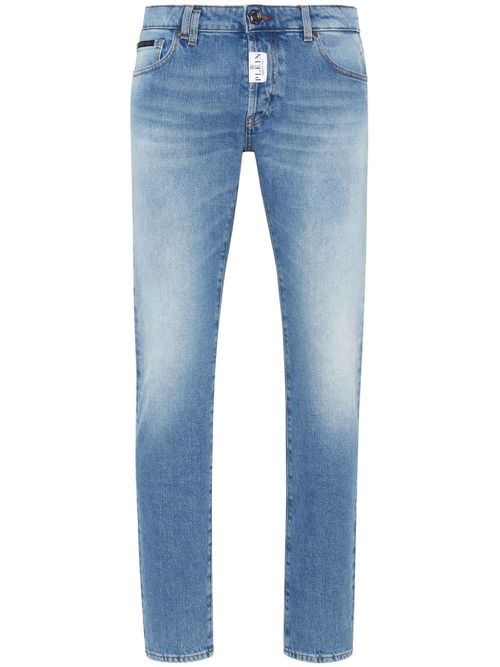 Supreme mid-rise straight-leg jeans - Blue