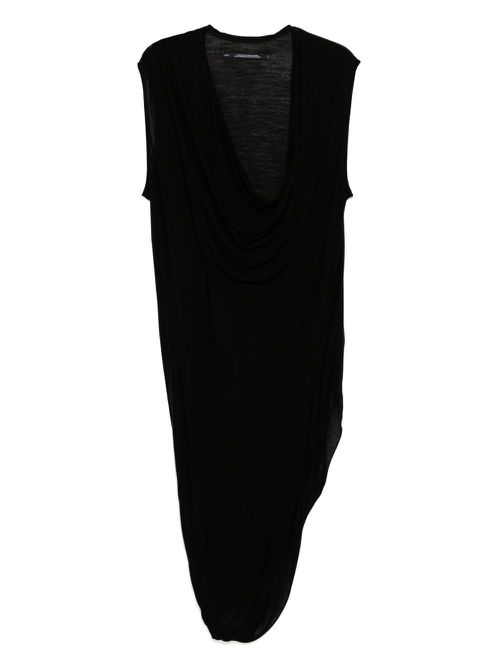 Julius draped tank top - Black