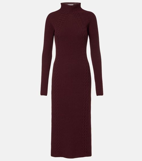 Zelanda wool and cashmere midi dress