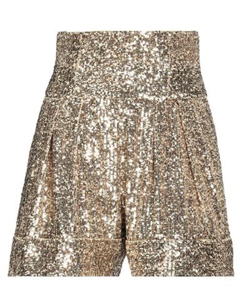 Woman Shorts & Bermuda Shorts Gold