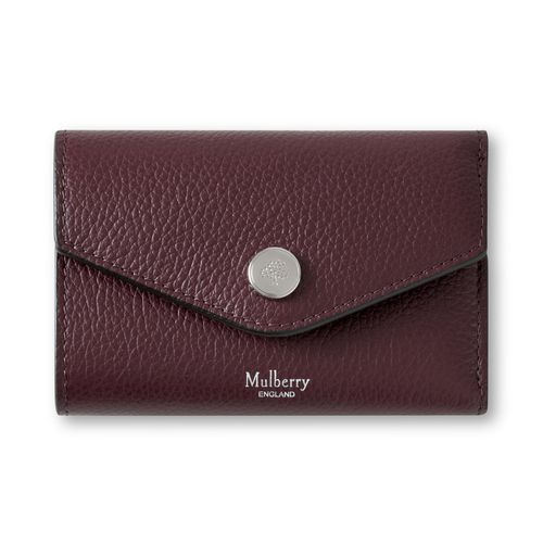 Women's Folded Multi-Card Wallet Black Cherry