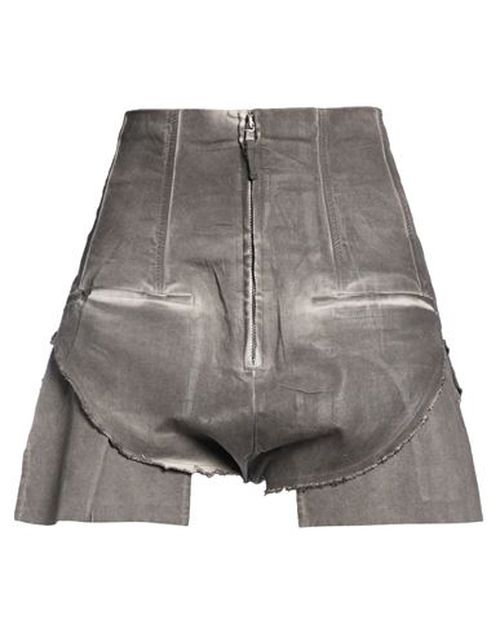 Woman Shorts & Bermuda Shorts Grey Size S Cotton, Polyester, Rubber