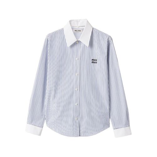 Striped Poplin Shirt