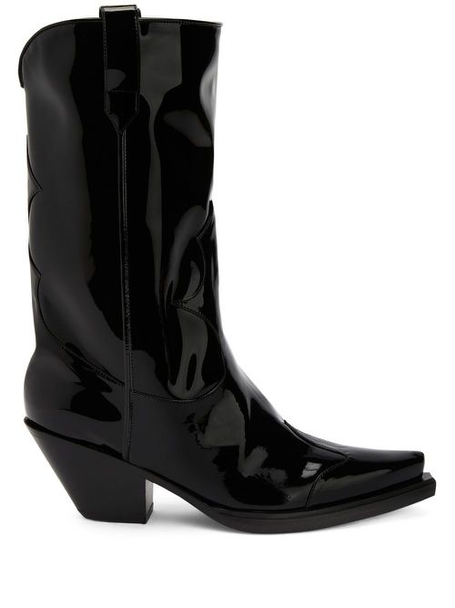 Thyra 55mm cowboy boots - Black