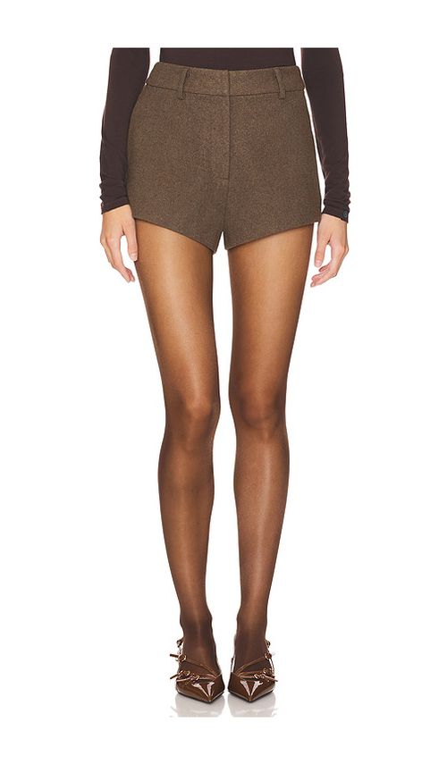Line & Dot Dockers Micro Shorts in Brown. -  S also in