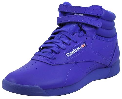 Reebok Women's Freestyle Hi High Top Sneakers for Women, Black or White Basketball and Tennis Shoes Womens