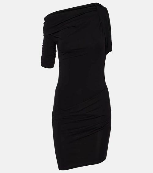 Drapeado jersey minidress