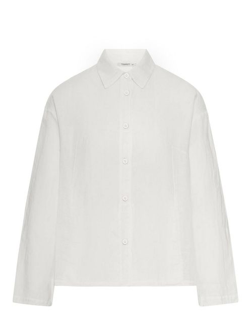 Linen Shirt With Classic Collar