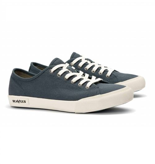 Women's Monterey Sneaker Standard Sneaker In Slate Navy Cotton Canvas