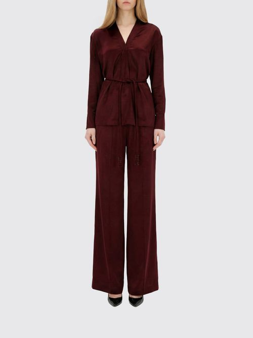 Skirt Woman color Burgundy