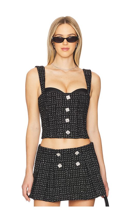 MAJORELLE Sabella Top in Black. -  XL also in L