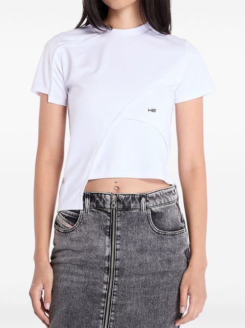 Cropped T-shirt - White