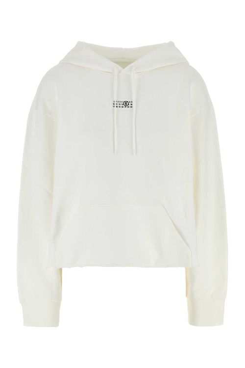White Cotton Sweatshirt