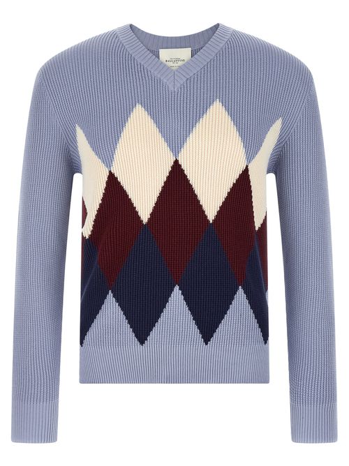 Argyle Pattern Sweater