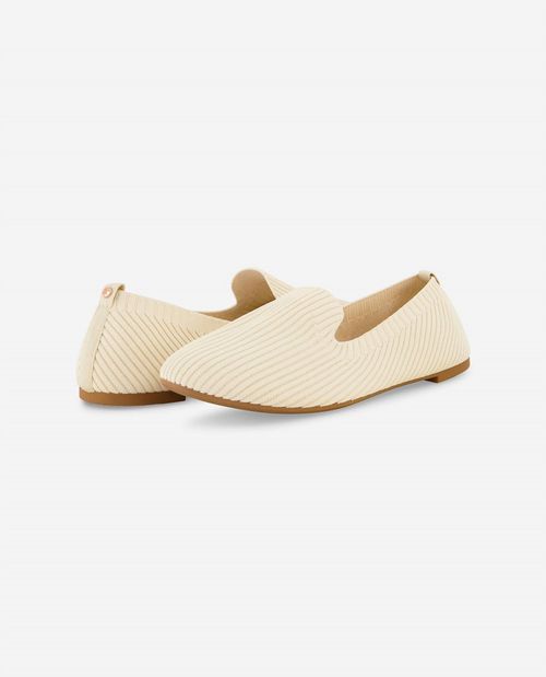 Women's Wish Flat Shoes In Natural