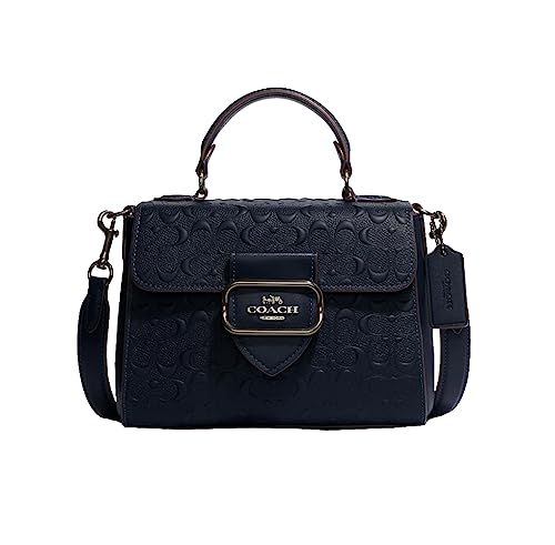 COACH Women's Morgan Top Handle Satchel in Signature Leather 