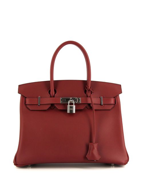 2020 pre-owned Birkin 30 bag - Red