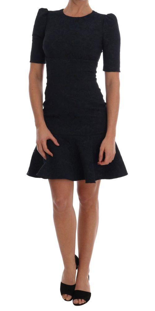 Flare Mini Dress — Black