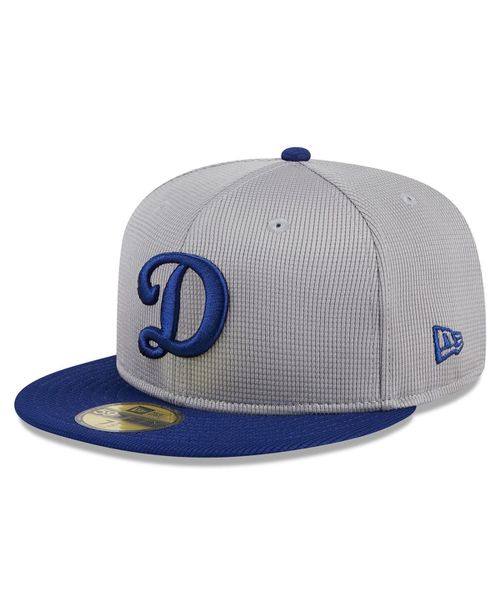 Men's Gray Los Angeles Dodgers 2024 Batting Practice 59FIFTY Fitted Hat - Gray