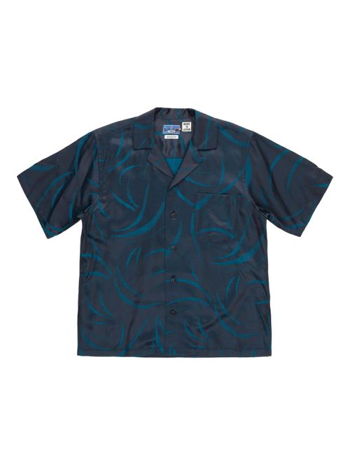 Abstract-pattern print shirt