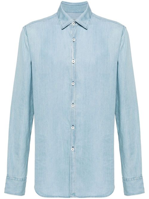 Long-sleeve denim shirt - 301 BLUE